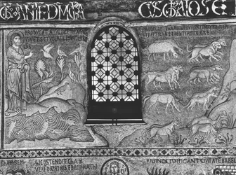 Schöpfung von Vögeln und Tieren